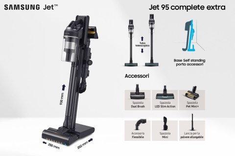 Odkurzacz Samsung Jet 95 VS20C9554TK/WA Odkurzacz Samsung Jet 95 VS20C9554TK/WA