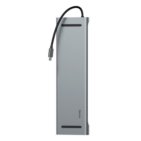 BASEUS ADAPTER 11W1 ENJOYMENT CATSX-G0G HUB USB-C DO 2X HDMI, 3X USB 3.0, VGA, RJ45, USB-C PD, SD/MICROSD, JACK 3,5MM BASEUS ADAPTER 11W1 ENJOYMENT CATSX-G0G HUB USB-C DO 2X HDMI, 3X USB 3.0, VGA, RJ45, USB-C PD, SD/MICROSD, JACK 3,5MM