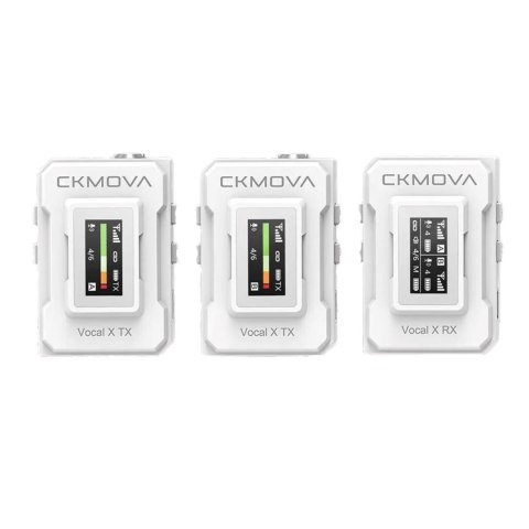 CKMOVA Vocal X V2W MK2 - Bezprzewodowy system z dwoma mikrofonami CKMOVA Vocal X V2W MK2 - Bezprzewodowy system z dwoma mikrofonami