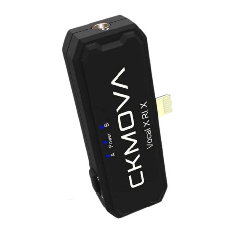CKMOVA Vocal X V5 MK2 - Bezprzewodowy system lightning z mikrofonem CKMOVA Vocal X V5 MK2 - Bezprzewodowy system lightning z mikrofonem