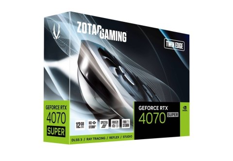 Karta graficzna ZOTAC GAMING GeForce RTX 4070 SUPER Twin Edge (WYPRZEDAŻ) Karta graficzna ZOTAC GAMING GeForce RTX 4070 SUPER Twin Edge (WYPRZEDAŻ)