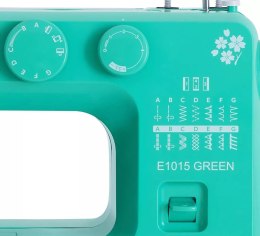 Maszyna do szycia Janome Juno E1015 zielona