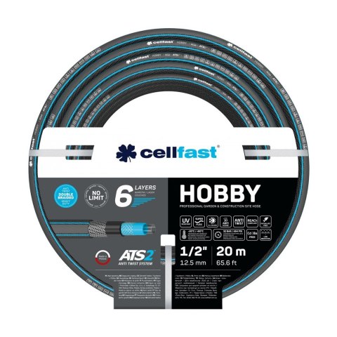 Wąż ogrodowy Rozm.1/2" Dł.20m CELLFAST 16-202 Wąż ogrodowy Rozm.1/2" Dł.20m CELLFAST 16-202