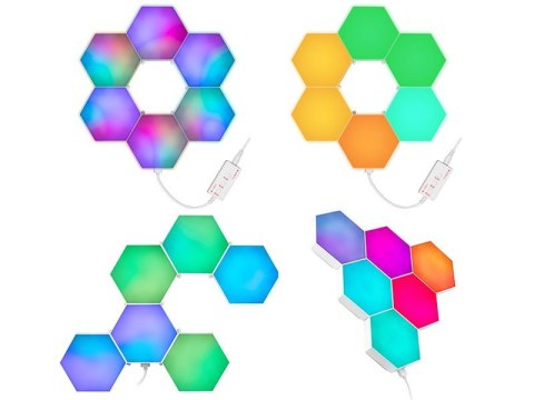 TRACER SZEŚCIOKĄTNE LAMPY RGB SMART HEXAGON TRACER SZEŚCIOKĄTNE LAMPY RGB SMART HEXAGON