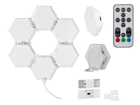 TRACER SZEŚCIOKĄTNE LAMPY RGB SMART HEXAGON TRACER SZEŚCIOKĄTNE LAMPY RGB SMART HEXAGON