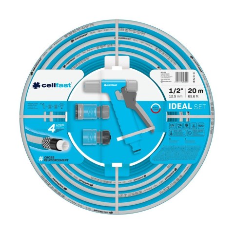 Zestaw zraszający Rozm.1/2" Dł:20m CELLFAST 10-280 Zestaw zraszający Rozm.1/2" Dł:20m CELLFAST 10-280