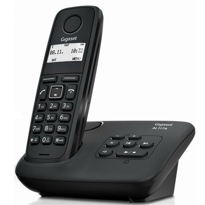 Gigaset Telefon bezprzewodowy AL117A Black Gigaset Telefon bezprzewodowy AL117A Black