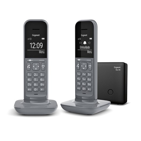 Gigaset Telefon bezprzewodowy CL390 Duo Gray Gigaset Telefon bezprzewodowy CL390 Duo Gray