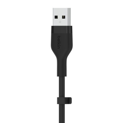 BELKIN KABEL USB USB-A - USB-C SILICONE 1M,CZARNY BELKIN KABEL USB USB-A - USB-C SILICONE 1M,CZARNY