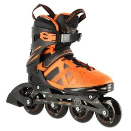 Łyżworolki NILS Extreme NA14112 czarno-pomarańczowe rozm. 44