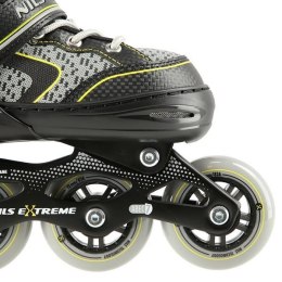 Łyżworolki NILS Extreme NA14198 czarno-żółte rozm. L (39-42)
