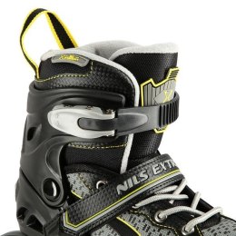 Łyżworolki NILS Extreme NA14198 czarno-żółte rozm. L (39-42)