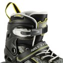 Łyżworolki NILS Extreme NA14198 czarno-żółte rozm. M (35-38)