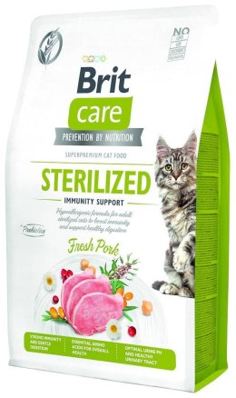 BRIT Care Sterilized Immunity&Support - sucha karma dla kota - 2 kg