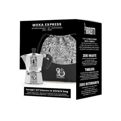 Bialetti - Moka Express 3tz + Plecak 90 Rocznica Bialetti - Moka Express 3tz + Plecak 90 Rocznica