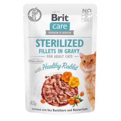 Brit Care Cat FG Sterilized Królik 85g Brit Care Cat FG Sterilized Królik 85g