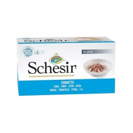 SCHESIR dla kotów Multipak Tuńczyk Styl Naturalny 6x50g