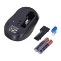 Zestaw klawiatura + mysz HP Wireless Keyboard and Mouse 300 bezprzewodowe czarne 3ML04AA