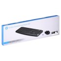 Zestaw klawiatura + mysz HP Wireless Keyboard and Mouse 300 bezprzewodowe czarne 3ML04AA
