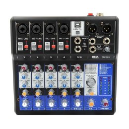 DNA MC06X - Analogowy mikser audio interfejs USB 6 kanałów