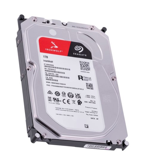 Dysk twardy HDD Seagate IronWolf 1TB 3,5" SATA ST1000VN008 Dysk twardy HDD Seagate IronWolf 1TB 3,5" SATA ST1000VN008