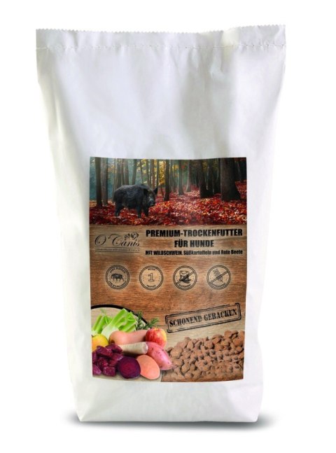 O'CANIS Premium z dzika, słodkiego ziemniaka i buraków - karma sucha-pieczona dla psa - 1,2 kg O'CANIS Premium z dzika, słodkiego ziemniaka i buraków - karma sucha-pieczona dla psa - 1,2 kg