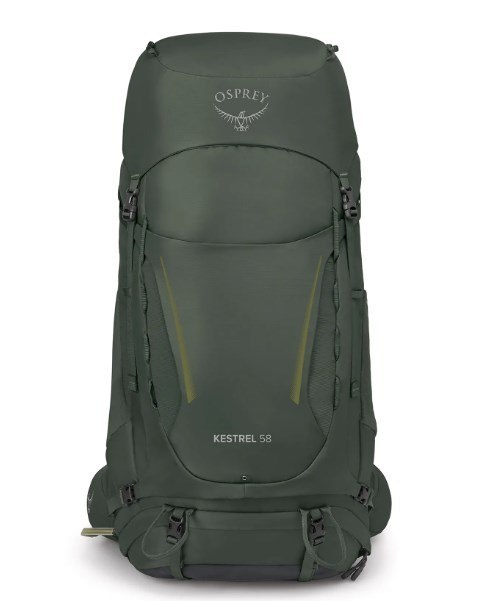 Plecak trekkingowy OSPREY Kestrel 58 khaki S/M Plecak trekkingowy OSPREY Kestrel 58 khaki S/M