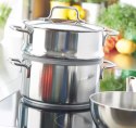 Garnek niski z pokrywką DEMEYERE Apollo 7 40850-169-0 - 21 ltr