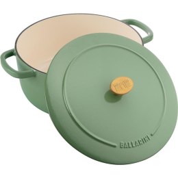 Garnek żeliwny okrągły Ballarini Bellamonte - Zielony, 5.5 ltr