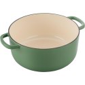 Garnek żeliwny okrągły Ballarini Bellamonte - Zielony, 5.5 ltr