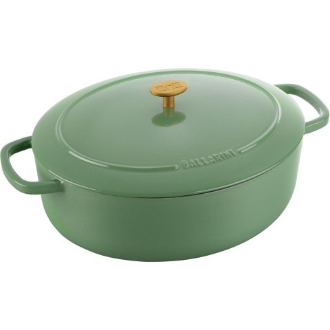 Garnek żeliwny owalny Ballarini Bellamonte - Zielony, 6.5 ltr Garnek żeliwny owalny Ballarini Bellamonte - Zielony, 6.5 ltr
