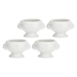 Zestaw 4 miseczek Chimera lew - Biały, 62 ml