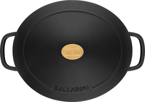 Garnek żeliwny owalny BALLARINI BELLAMONTE 75003-546-0 - 5,5 ltr czarny Garnek żeliwny owalny BALLARINI BELLAMONTE 75003-546-0 - 5,5 ltr czarny