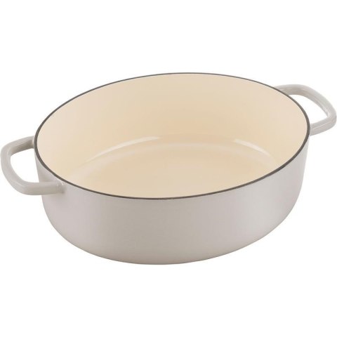 Garnek żeliwny owalny BALLARINI BELLAMONTE 75003-556-0 - 5,5 ltr kość słoniowa Garnek żeliwny owalny BALLARINI BELLAMONTE 75003-556-0 - 5,5 ltr kość słoniowa
