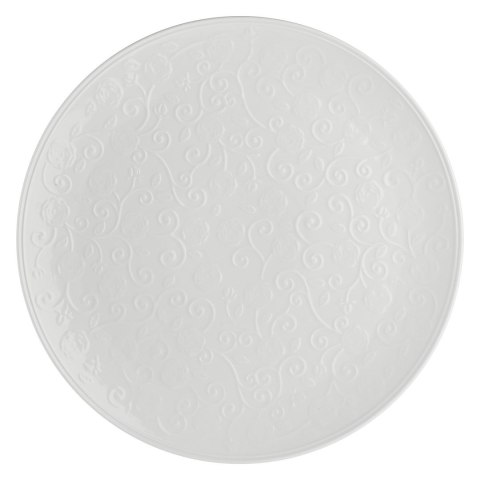 Okrągła patera do ciast Florentina - Biały, 34 cm Okrągła patera do ciast Florentina - Biały, 34 cm