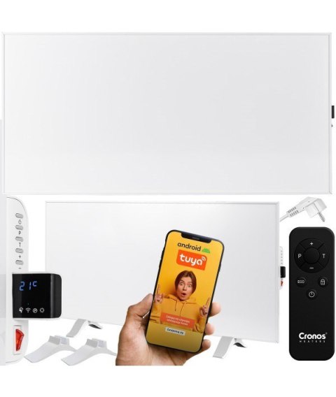 Panel grzewczy IR CRONOS Synthelith PRO CRP-770TWP WHITE TUYA Panel grzewczy IR CRONOS Synthelith PRO CRP-770TWP WHITE TUYA