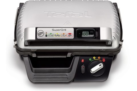 TEFAL | GC451B12 | SuperGrill Timer Grill uniwersalny | Kontakt | 2000 W | Stal nierdzewna TEFAL | GC451B12 | SuperGrill Timer Grill uniwersalny | Kontakt | 2000 W | Stal nierdzewna