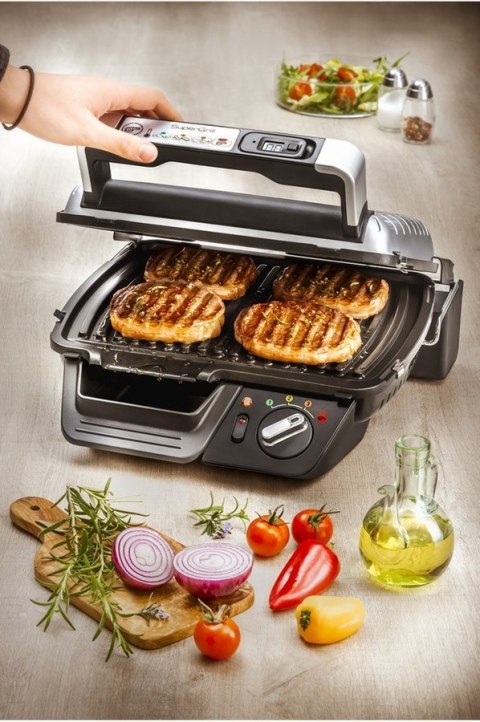TEFAL | GC451B12 | SuperGrill Timer Grill uniwersalny | Kontakt | 2000 W | Stal nierdzewna TEFAL | GC451B12 | SuperGrill Timer Grill uniwersalny | Kontakt | 2000 W | Stal nierdzewna