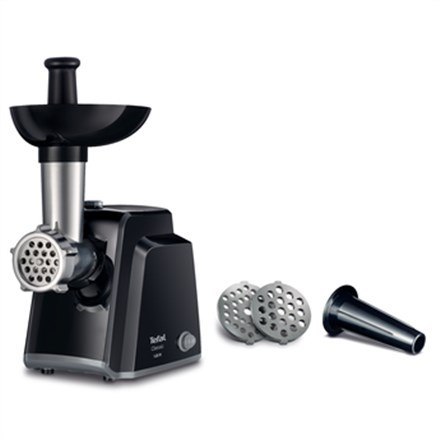 TEFAL | Maszynka do mielenia mięsa | NE105838 | Czarny | 1400 W | Liczba prędkości 1 | Wydajność (kg/min) 1.7 | W zestawie znajd TEFAL | Maszynka do mielenia mięsa | NE105838 | Czarny | 1400 W | Liczba prędkości 1 | Wydajność (kg/min) 1.7 | W zestawie znajd