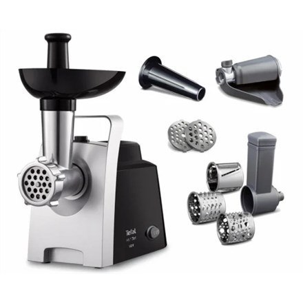 TEFAL | Maszynka do mielenia mięsa | NE109838 | Stal nierdzewna/Czarny | 1400 W | Liczba prędkości 1 | Wydajność (kg/min) 1.7 TEFAL | Maszynka do mielenia mięsa | NE109838 | Stal nierdzewna/Czarny | 1400 W | Liczba prędkości 1 | Wydajność (kg/min) 1.7