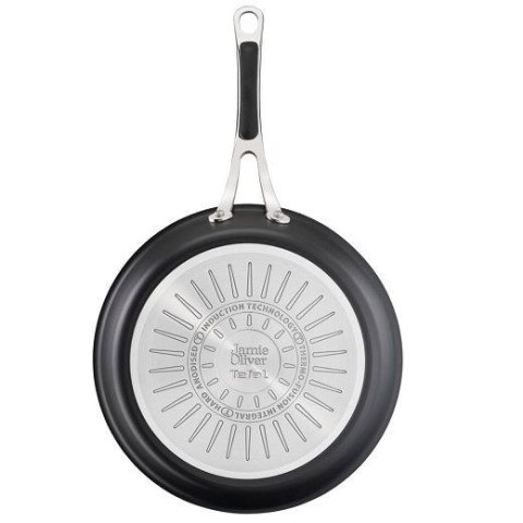 Tefal H9120444 Pan Jamie Oliver Nieprzywierający , 24 cm, Czarny TEFAL Tefal H9120444 Pan Jamie Oliver Nieprzywierający , 24 cm, Czarny TEFAL
