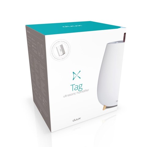 Duux Humidifier Gen2 Tag Ultrasonic, 12 W, Water tank capacity 2.5 L, Suitable for rooms up to 30 m2, Ultrasonic, Humidification Duux Humidifier Gen2 Tag Ultrasonic, 12 W, Water tank capacity 2.5 L, Suitable for rooms up to 30 m2, Ultrasonic, Humidification