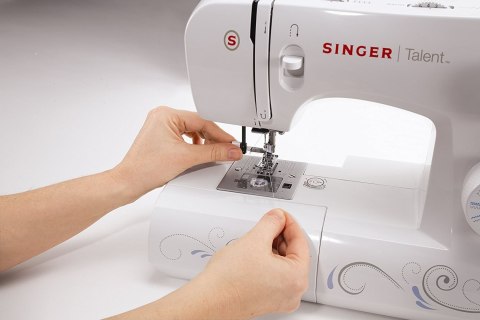 Maszyna do szycia Singer | Zobacz materiał SMC 3323 | Ilość ściegów 23 | Biały Maszyna do szycia Singer | Zobacz materiał SMC 3323 | Ilość ściegów 23 | Biały