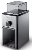 Młynek do kawy Delonghi | KG89 | 170 W | Pojemność ziaren kawy 120 g | Liczba filiżanek: 12 szt. | Stal nierdzewna
