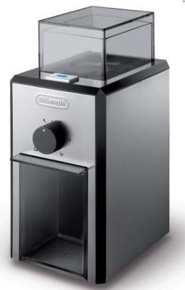 Młynek do kawy Delonghi | KG89 | 170 W | Pojemność ziaren kawy 120 g | Liczba filiżanek: 12 szt. | Stal nierdzewna Młynek do kawy Delonghi | KG89 | 170 W | Pojemność ziaren kawy 120 g | Liczba filiżanek: 12 szt. | Stal nierdzewna