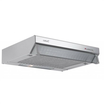 Osłona CATA F-2060 X/L Konwencjonalna Klasa efektywności energetycznej C Szerokość 60 cm 195 m3/h Sterowanie mechaniczne LED E-1 Osłona CATA F-2060 X/L Konwencjonalna Klasa efektywności energetycznej C Szerokość 60 cm 195 m3/h Sterowanie mechaniczne LED E-1