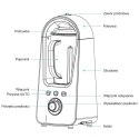 POWERNEED KIELICHOWY BLENDER PRÓŻNIOWY SOUS VIDE 1500ML, 800W, 21000RPM, MAKS. 40ST.C, CZARNY, SF-711