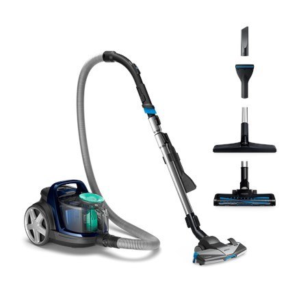 Philips | PowerPro Active FC9556/09 | Odkurzacz | Bez worka | Moc 750 W | Pojemność na kurz 1,5 L | Niebieski Philips | PowerPro Active FC9556/09 | Odkurzacz | Bez worka | Moc 750 W | Pojemność na kurz 1,5 L | Niebieski