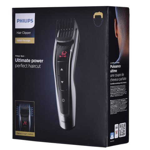 Philips | HC9420/15 | Maszynka do strzyżenia włosów Seria 9000 | Bezprzewodowe lub przewodowe | Liczba stopni długości 60 | Prec Philips | HC9420/15 | Maszynka do strzyżenia włosów Seria 9000 | Bezprzewodowe lub przewodowe | Liczba stopni długości 60 | Prec