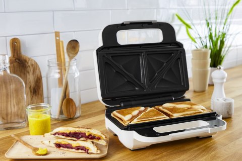 TEFAL | SW701110 | Wafle Maker Przekąska XL | 850 W | Liczba ciast 2 | Belgia | Biały/Szary TEFAL | SW701110 | Wafle Maker Przekąska XL | 850 W | Liczba ciast 2 | Belgia | Biały/Szary